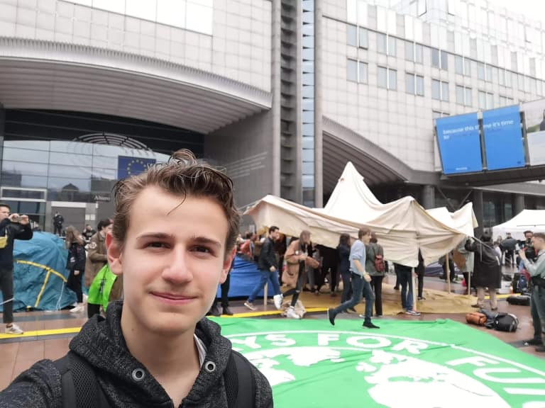 Occupation of the European Parliament on election day, image 4